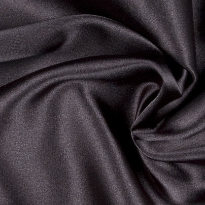 Charcoal Solid Charmeuse Detail