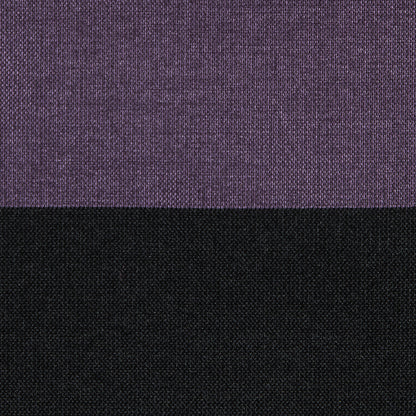Black/Lavender Awning Striped Polyester Taffeta