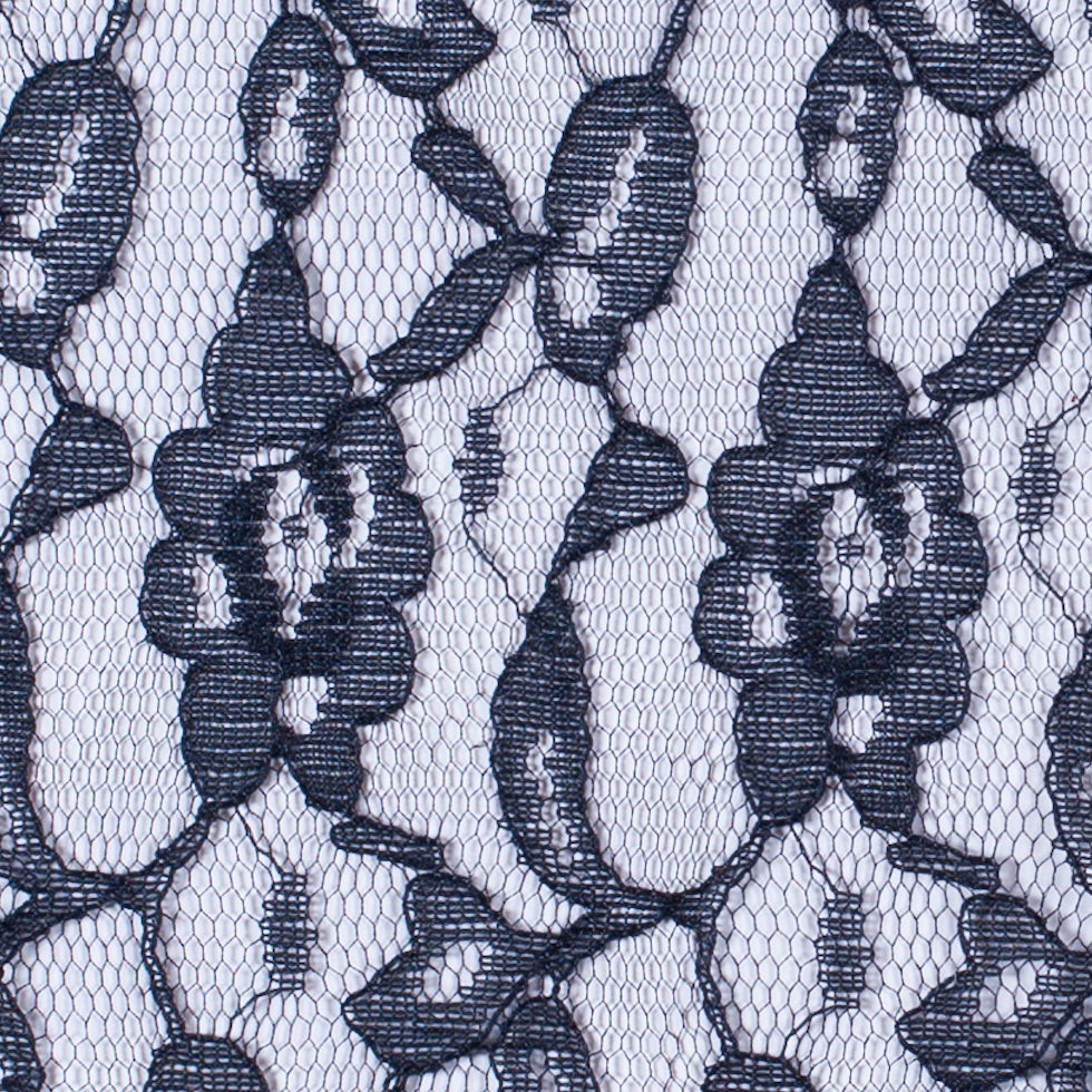 Black Floral Lace Detail