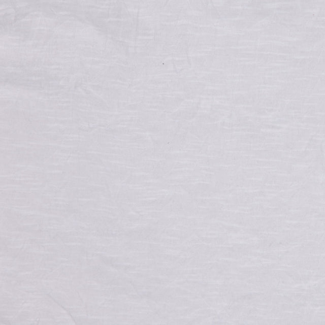 White Wrinkled Lightweight Polyester Jersey