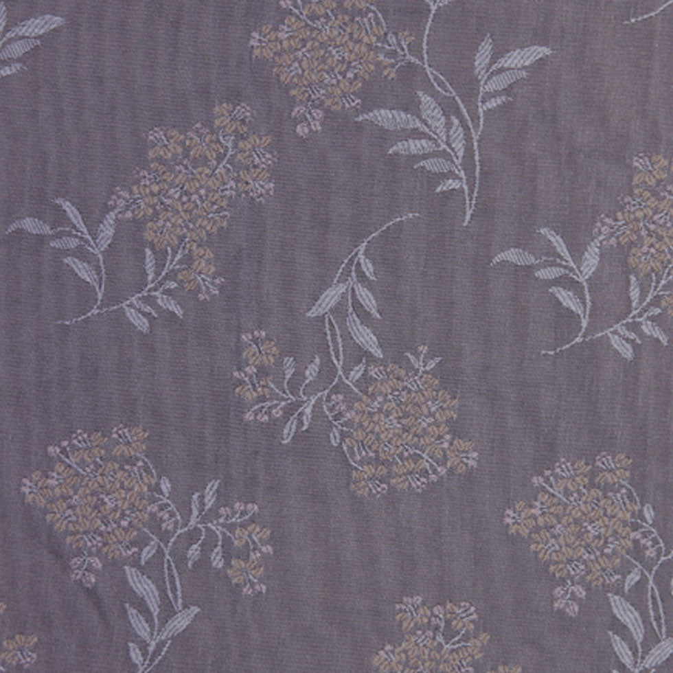 Chinois Ivory and Taupe Floral Poly Brocade Detail