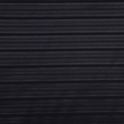Italian Black Striped Polyester Woven
