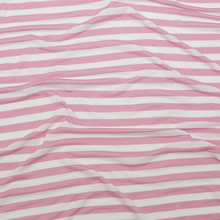 template--25130090922057__main-Pressed Rosebloom and Bright White Bengal Striped Polyester Jersey