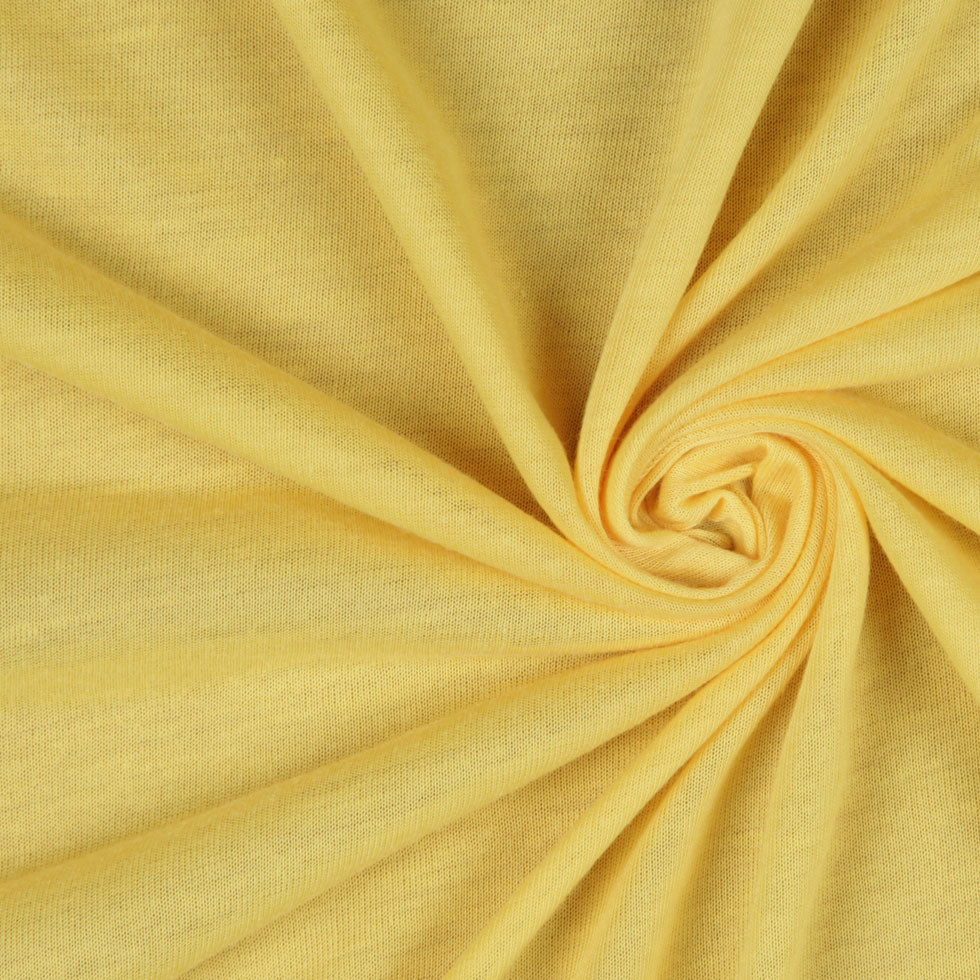 Bright Yellow Polyester Jersey Detail