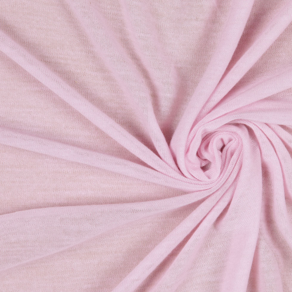 Baby Pink Light-weight Polyester Jersey Detail