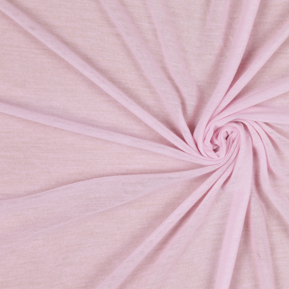 Baby Pink Light-weight Polyester Jersey