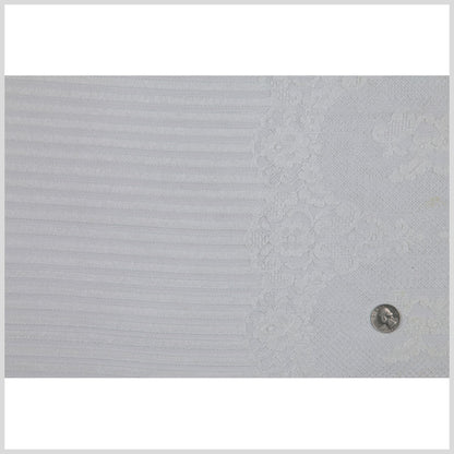 Carolina Herrera French Vaporous Gray Re-embroidered Chantilly Lace Full