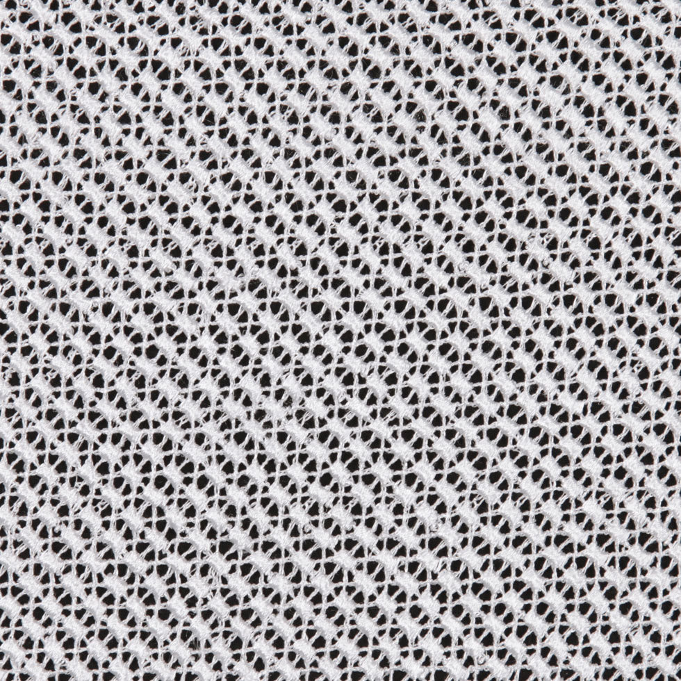 White Polyester-Nylon Lace Detail