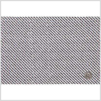White Polyester-Nylon Lace Full