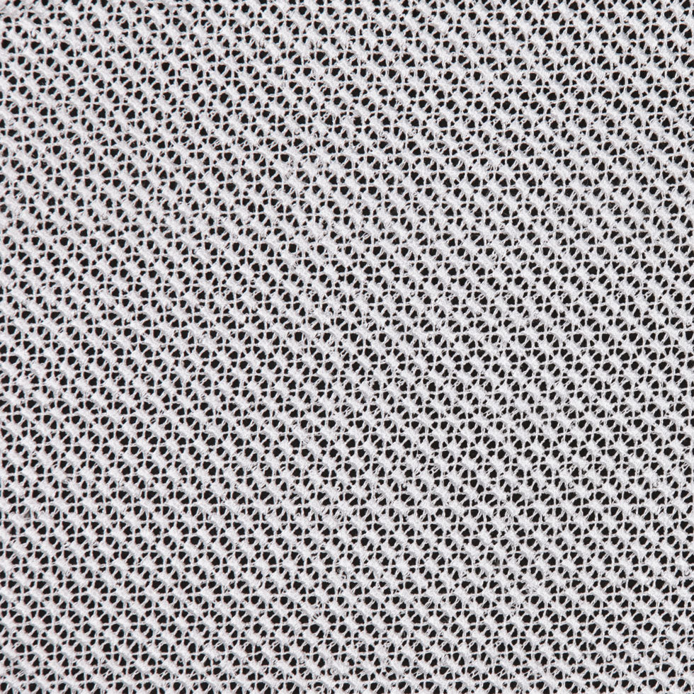 White Polyester-Nylon Lace