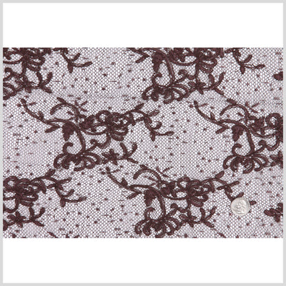 Chocolate Floral Lace Full