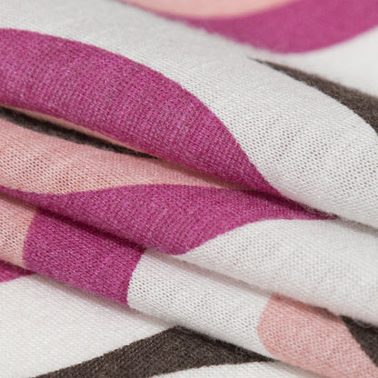 Wren, Mellow Rose and Magenta Haze Geometric Printed Polyester Jersey Detail