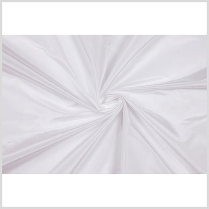 White Solid Polyester Taffeta Full