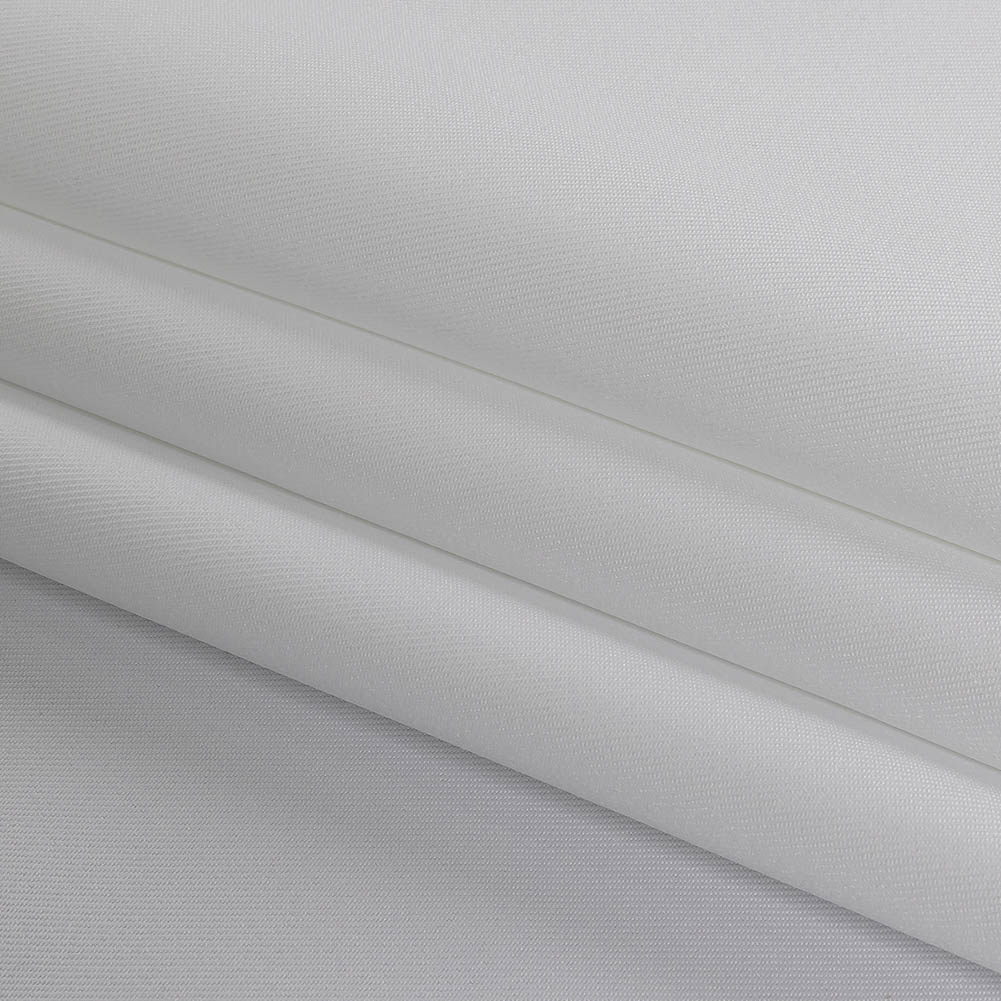White Polyester Twill Folded