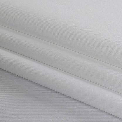 White Polyester Twill Folded