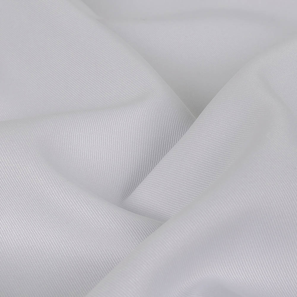 White Polyester Twill Detail