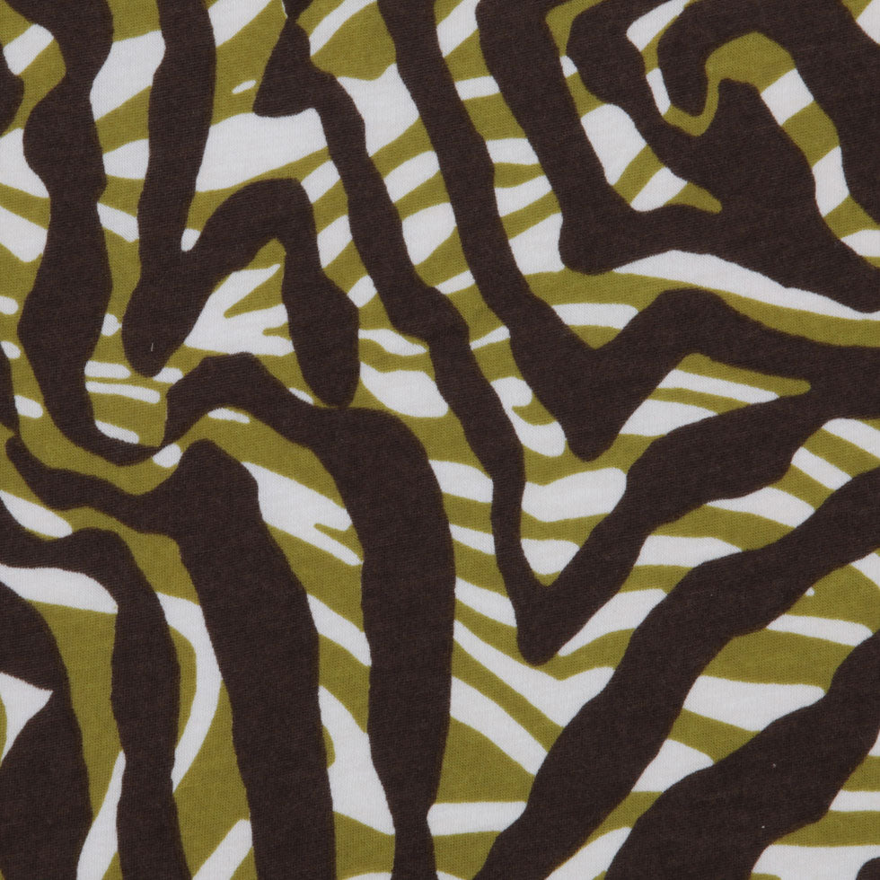 Kiwi/Off-White/Dirt Animal Jersey Prints Detail