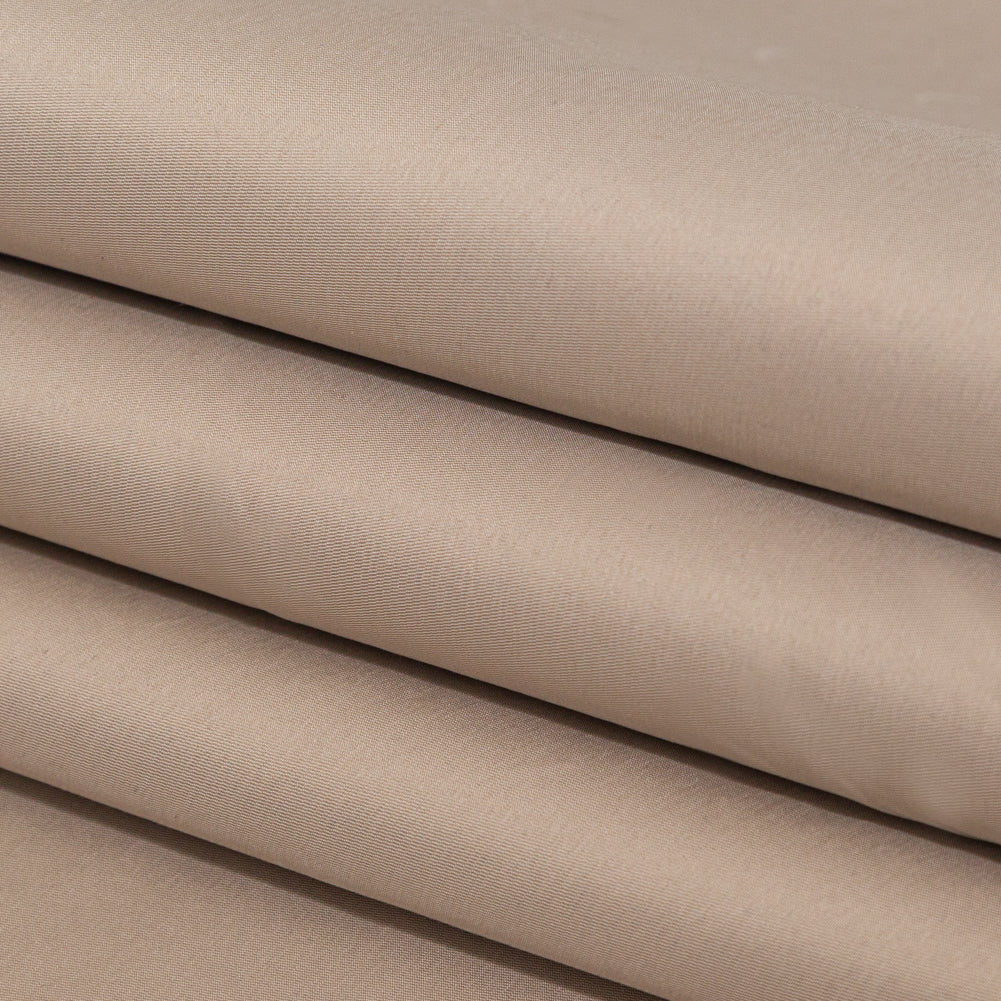 Bering Sea and Simply Taupe Reversible Polyester Taffeta Folded