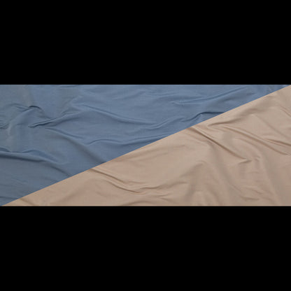 Bering Sea and Simply Taupe Reversible Polyester Taffeta Full