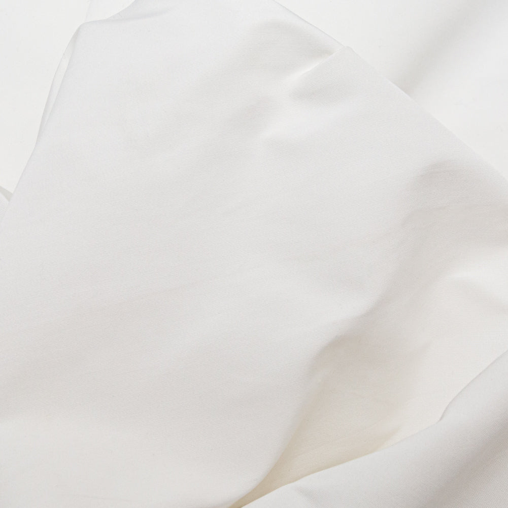 Snow White Polyester Faille Detail