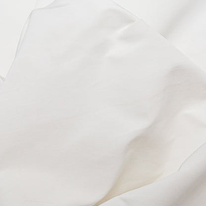 Snow White Polyester Faille Detail