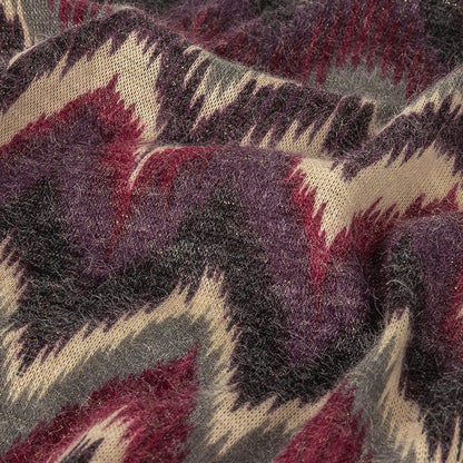 Purple Jersey Prints Detail