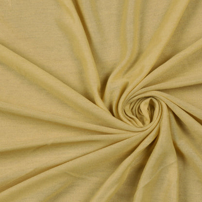 Dirty Yellow Sheer Rayon Jersey Detail