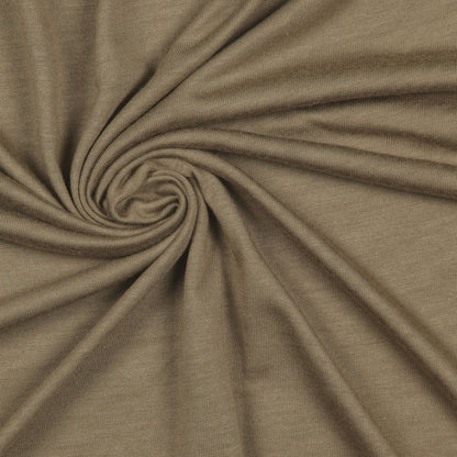 Olive Light Weight Rayon Jersey Detail