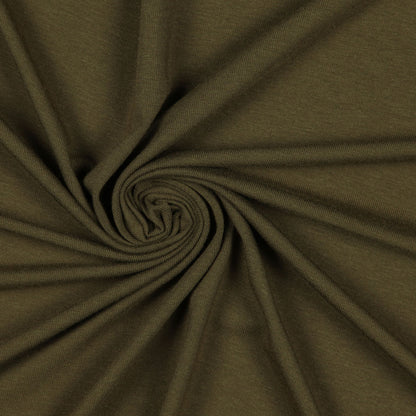 Army Green Solid Jersey Detail