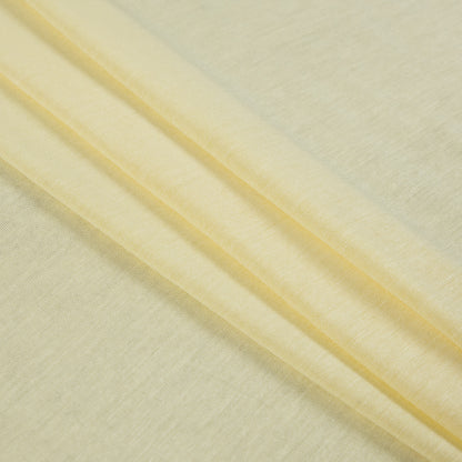 Tender Yellow Sheer Rayon Jersey Folded