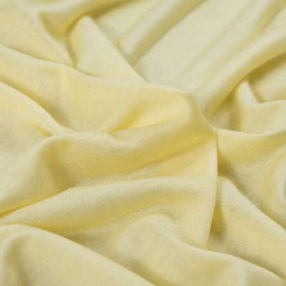 Tender Yellow Sheer Rayon Jersey Detail