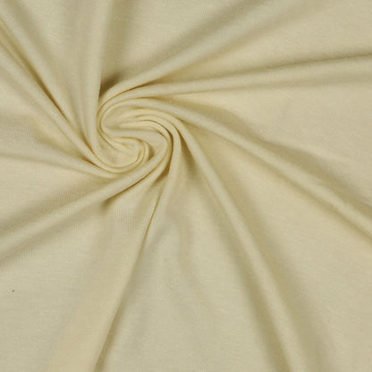 Pastel Yellow Stretch Rayon Jersey Detail