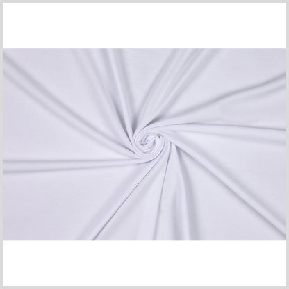 White Stretch Rayon Jersey Full