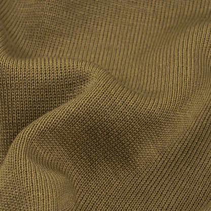 Light Olive Rayon 1x1 Rib Knit Detail