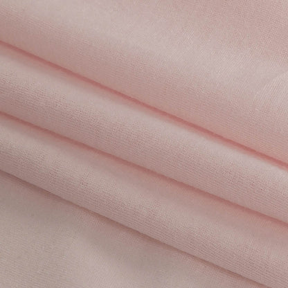 Heavenly Pink Lightweight Cotton and Rayon Jersey Folded