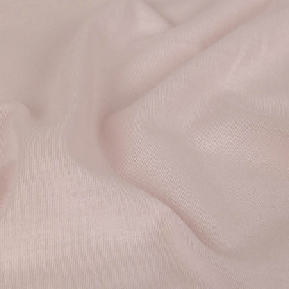 Heavenly Pink Lightweight Cotton and Rayon Jersey Detail