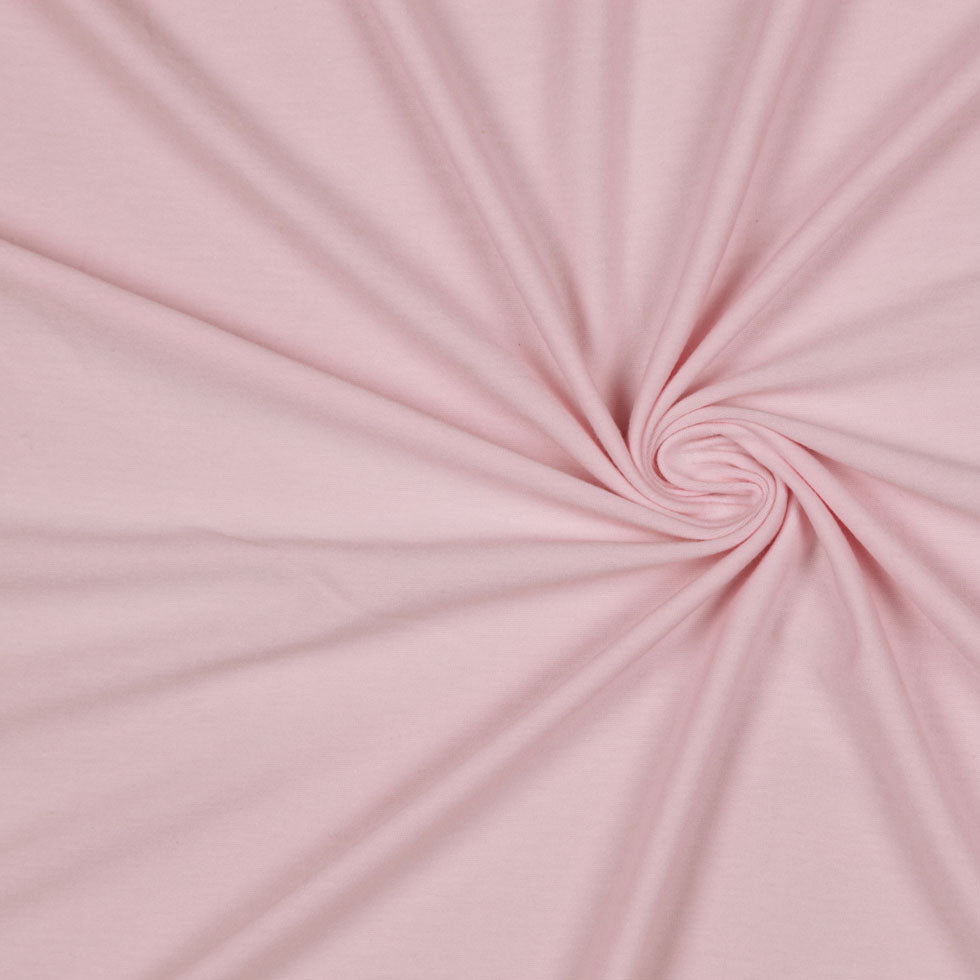 Barely Pink Stretch Rayon Jersey