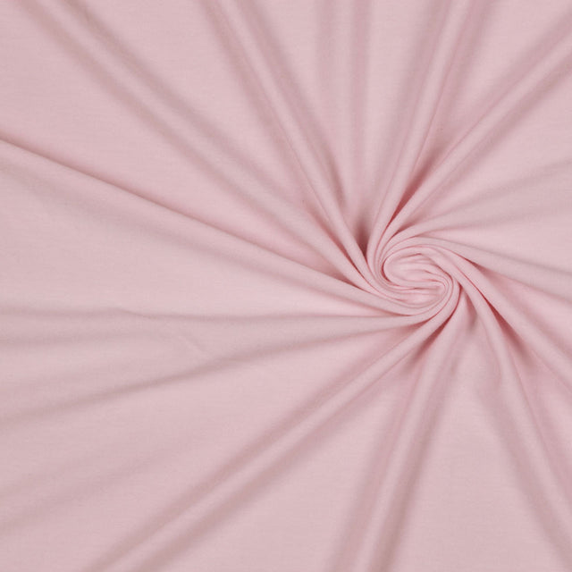 Barely Pink Stretch Rayon Jersey