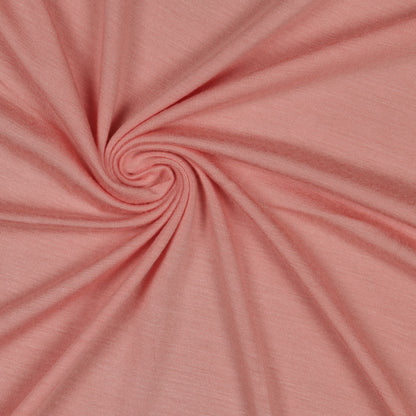 Salmon Stretch Rayon Jersey Detail