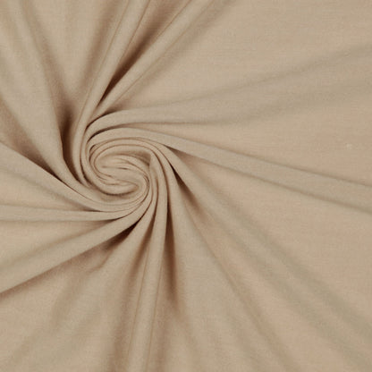Beige Stretch Rayon Jersey Detail