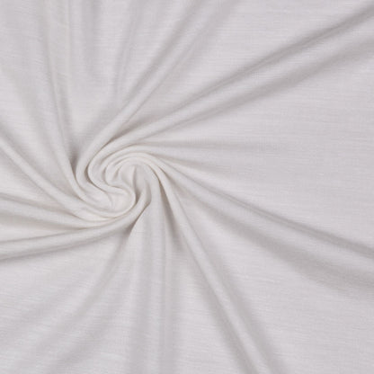 Ivory Stretch Rayon Jersey Detail