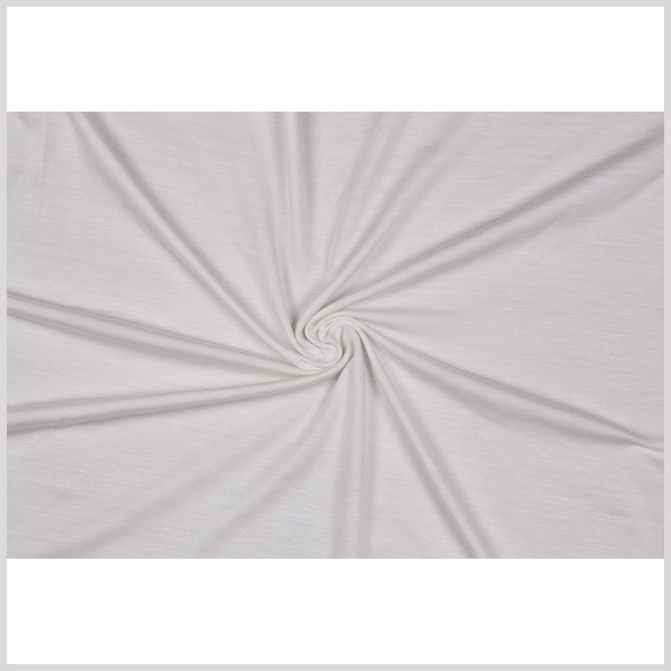 Ivory Stretch Rayon Jersey Full