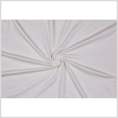 Ivory Stretch Rayon Jersey Full