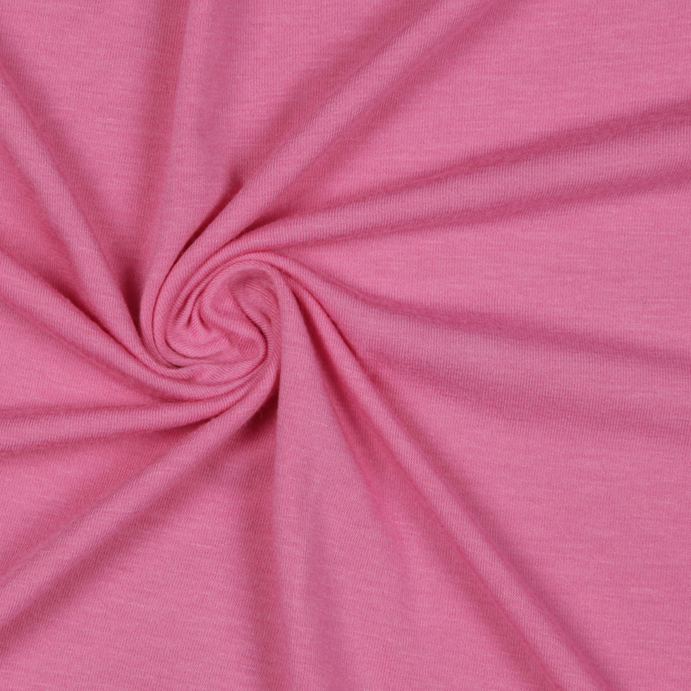 Aurora Pink Stretch Rayon Jersey Detail