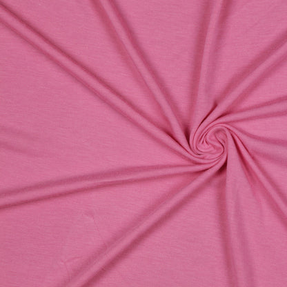 Aurora Pink Stretch Rayon Jersey