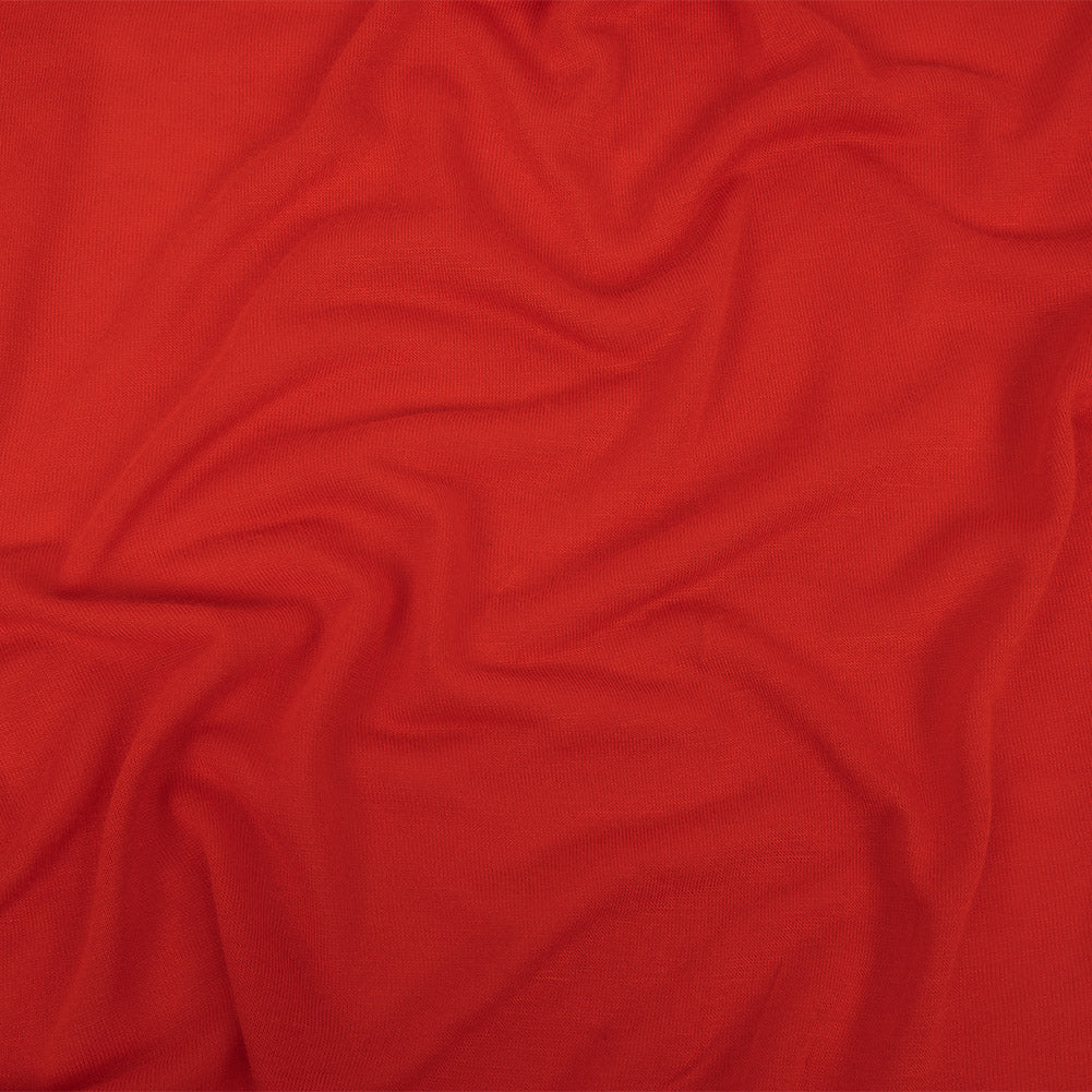 Bittersweet Red Lightweight Stretch Rayon Jersey