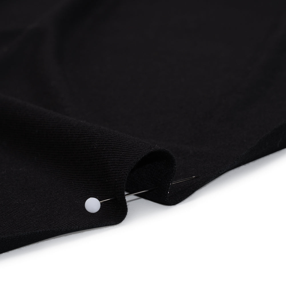 Stretch Rayon Jersey - Black - Designer Deadstock Detail
