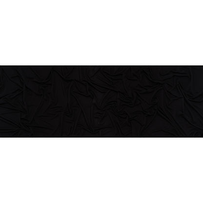 Stretch Rayon Jersey - Black - Designer Deadstock - Full