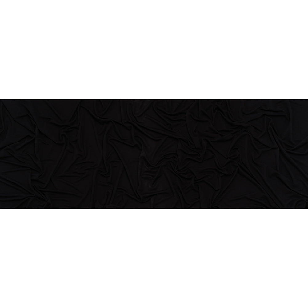 Stretch Rayon Jersey - Black - Designer Deadstock - Full - Image 7 of 8