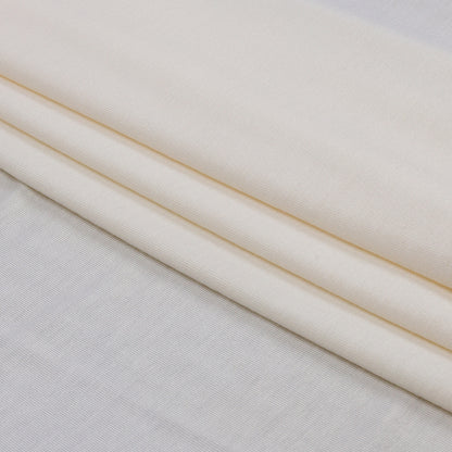 Italian Ivory Stretch Rayon Jersey Folded